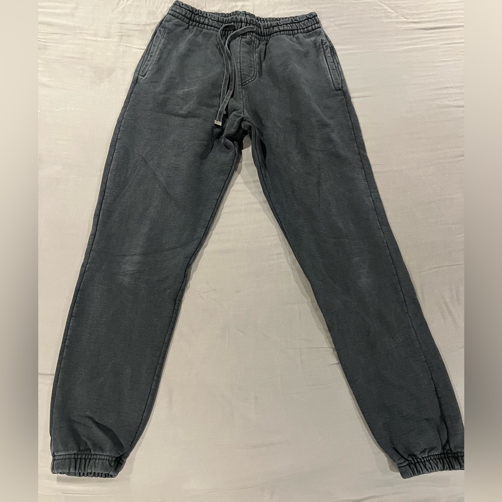 TALENTLESS MENS HEAVYWEIGHT SWEATPANTS VINTAGE BLACK SIZE M